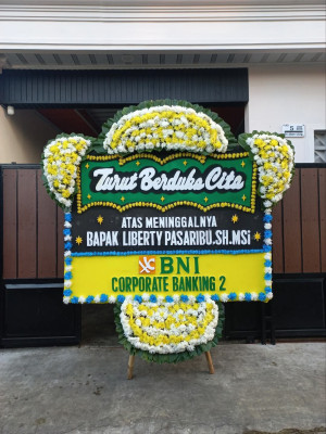 Papan Bunga Duka di Mempawah Hulu