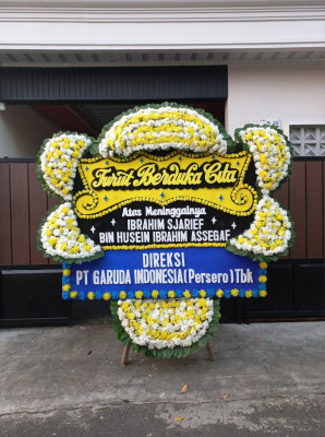 Papan Bunga Duka di Mempawah Hulu