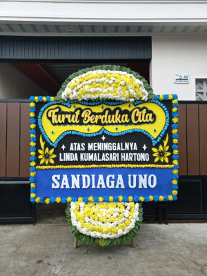 Papan Bunga Duka di Mempawah Hulu