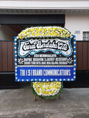 Papan Bunga Duka di Mempawah Hulu